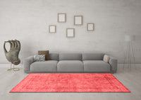 Machine Washable Abstract Red Modern Rug, wshabs1642red