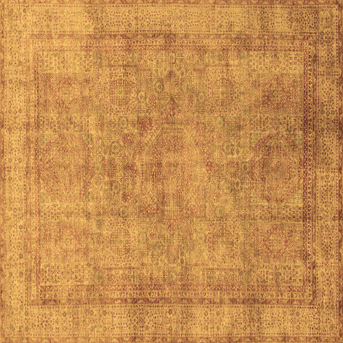 Square Abstract Brown Modern Rug, abs1642brn