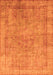 Abstract Orange Modern Rug, abs1642org