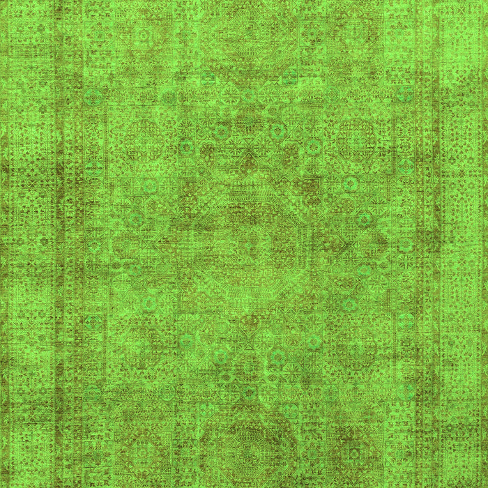 Machine Washable Abstract Green Modern Area Rugs, wshabs1642grn