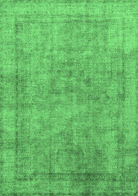 Abstract Emerald Green Modern Rug, abs1642emgrn