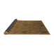 Sideview of Abstract Cinnamon Brown Modern Rug, abs1643