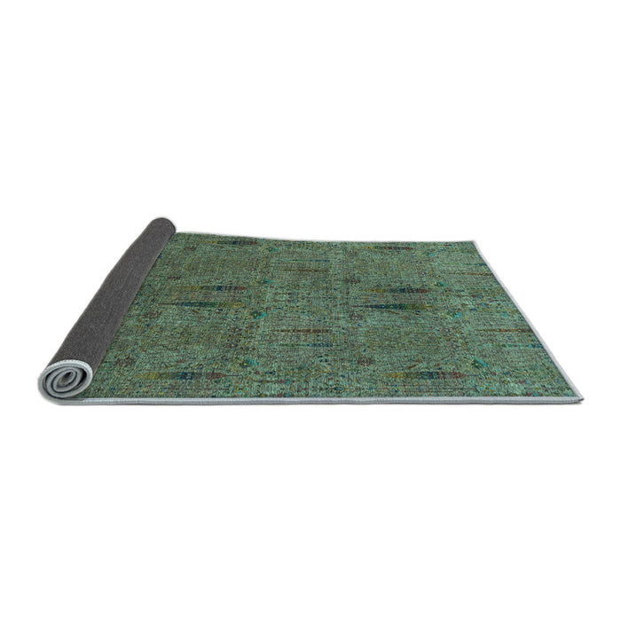 Sideview of Abstract Light Blue Modern Rug, abs1643lblu