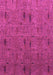 Machine Washable Abstract Pink Modern Rug, wshabs1643pnk