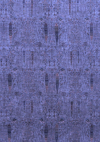 Abstract Blue Modern Rug, abs1643blu