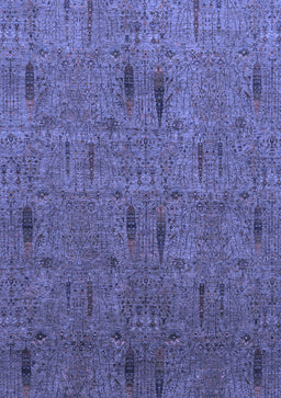 Abstract Blue Modern Rug, abs1643blu