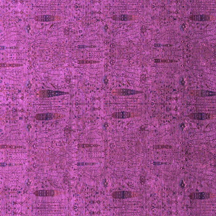 Square Machine Washable Abstract Purple Modern Area Rugs, wshabs1643pur