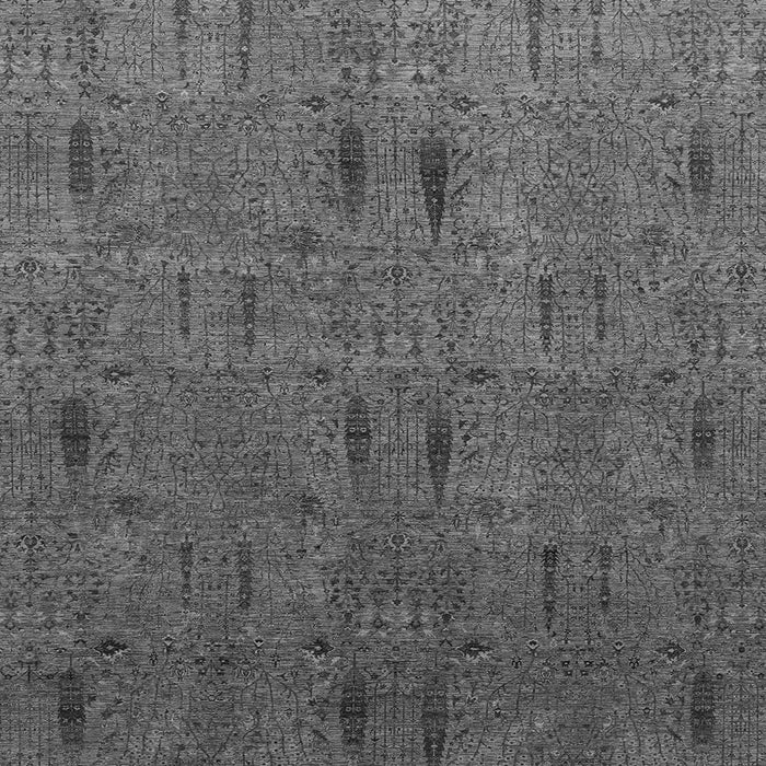 Square Machine Washable Abstract Gray Modern Rug, wshabs1643gry