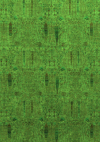 Abstract Green Modern Rug, abs1643grn