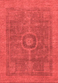 Abstract Red Modern Rug, abs1644red