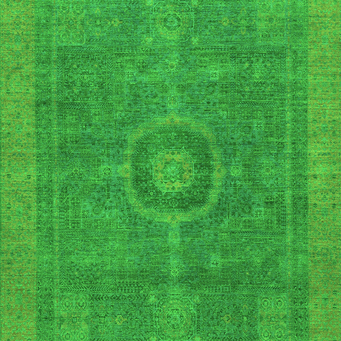 Machine Washable Abstract Green Modern Area Rugs, wshabs1644grn