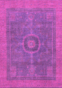 Abstract Pink Modern Rug, abs1644pnk