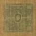 Square Abstract Brown Modern Rug, abs1644brn