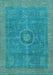 Machine Washable Abstract Light Blue Modern Rug, wshabs1644lblu