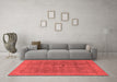 Modern Red Washable Rugs