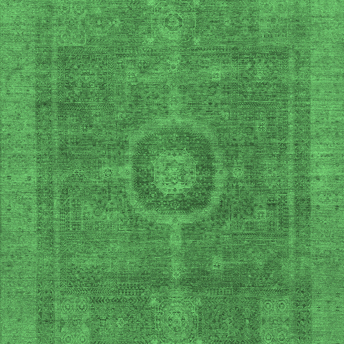Machine Washable Abstract Emerald Green Modern Area Rugs, wshabs1644emgrn