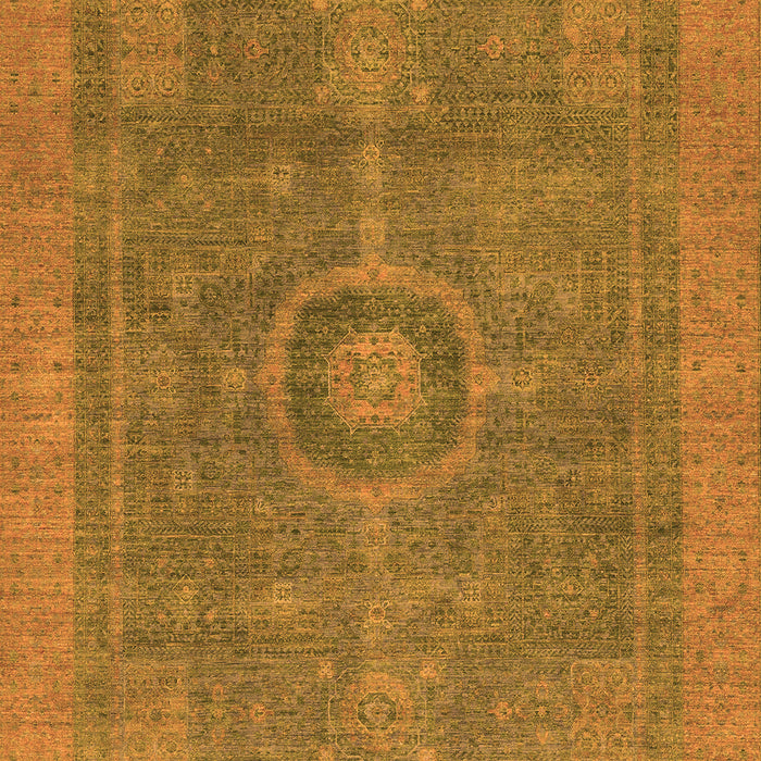 Abstract Orange Modern Rug, abs1644org