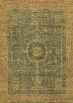 Abstract Brown Modern Rug, abs1644brn