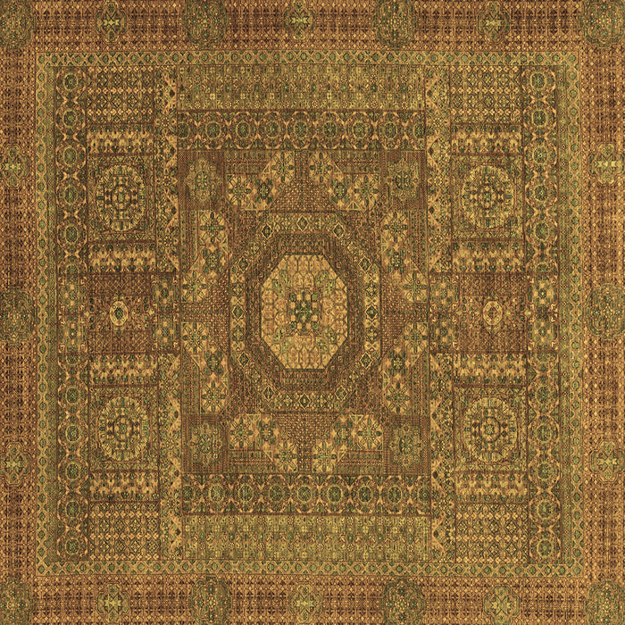 Square Abstract Brown Modern Rug, abs1645brn
