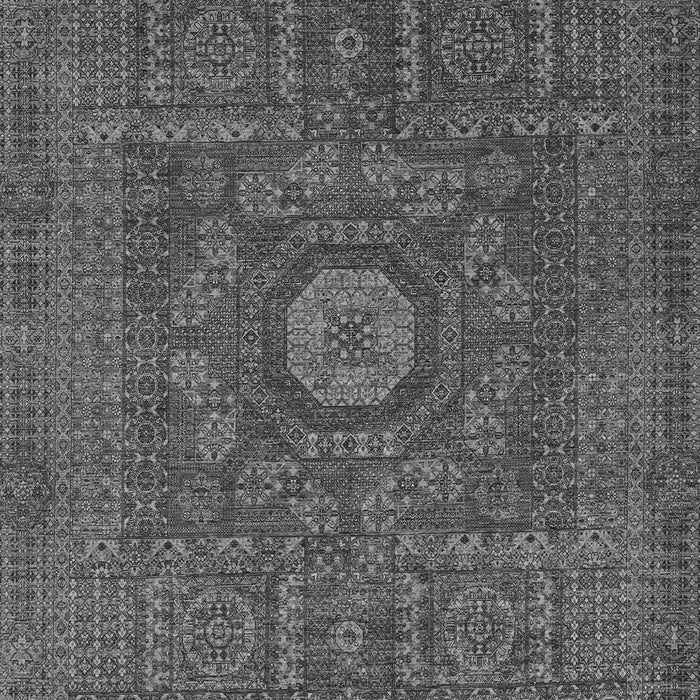 Machine Washable Abstract Gray Modern Rug, wshabs1645gry