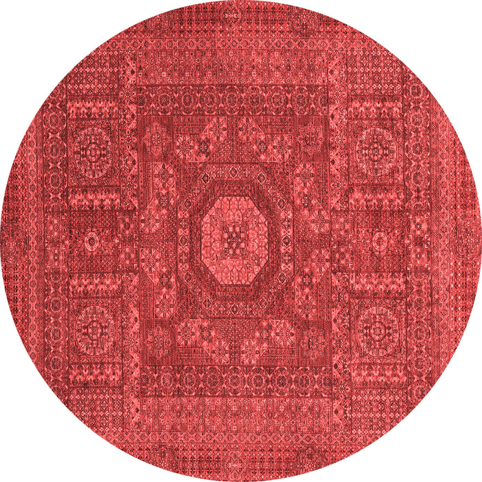 Abstract Red Modern Rug, abs1645red