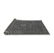 Sideview of Abstract Gray Modern Rug, abs1645gry