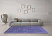 Machine Washable Abstract Blue Modern Rug in a Living Room, wshabs1645blu