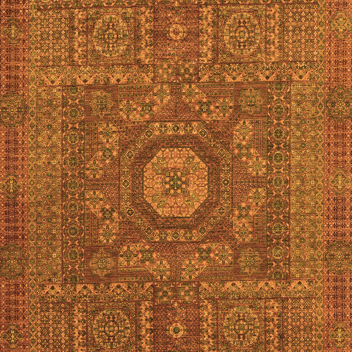 Abstract Orange Modern Rug, abs1645org