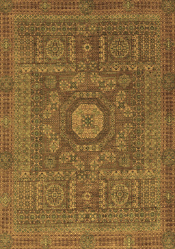 Abstract Brown Modern Rug, abs1645brn