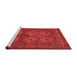 Modern Red Washable Rugs