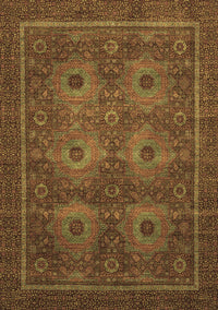 Abstract Brown Modern Rug, abs1646brn