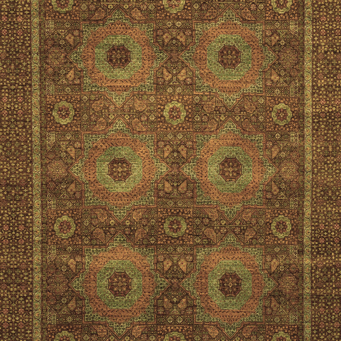 Abstract Brown Modern Rug, abs1646brn