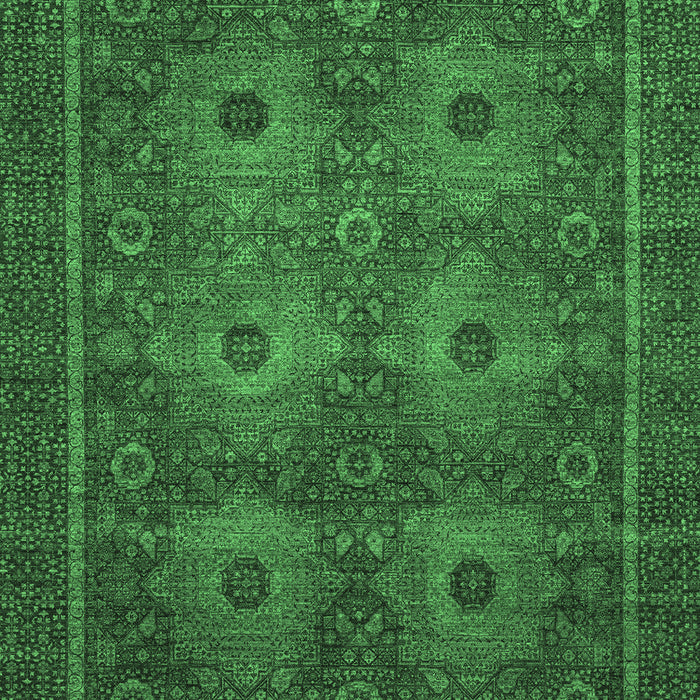 Abstract Emerald Green Modern Rug, abs1646emgrn