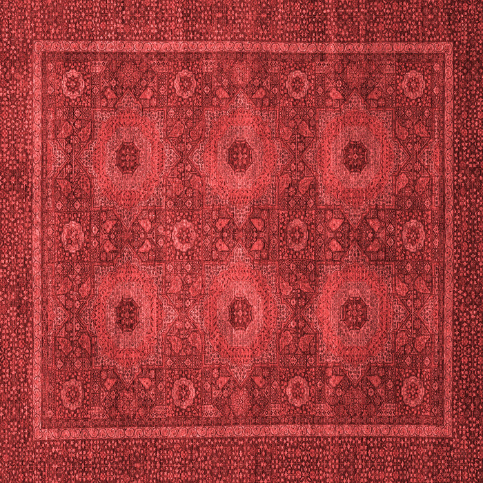 Abstract Red Modern Rug, abs1646red