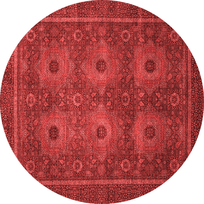 Machine Washable Abstract Red Modern Rug, wshabs1646red