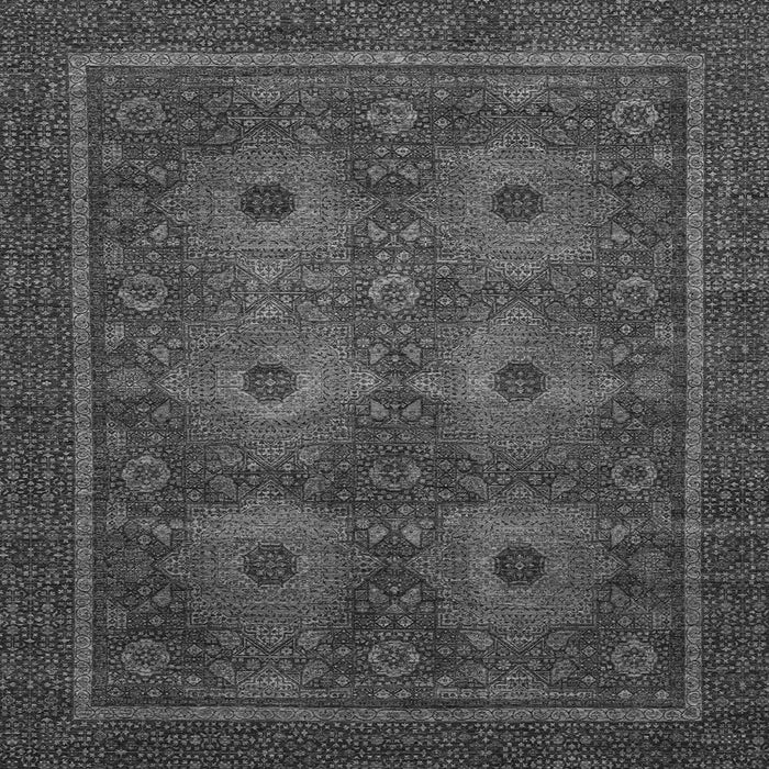 Square Abstract Gray Modern Rug, abs1646gry