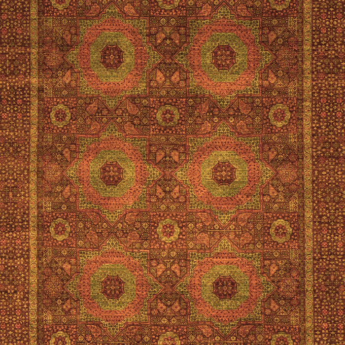 Machine Washable Abstract Orange Modern Area Rugs, wshabs1646org