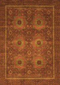 Abstract Orange Modern Rug, abs1646org