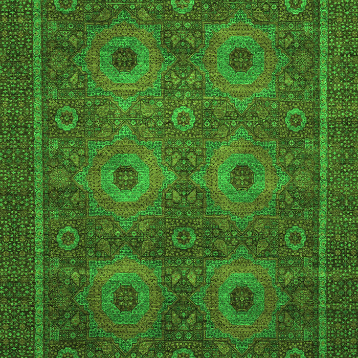 Machine Washable Abstract Green Modern Area Rugs, wshabs1646grn