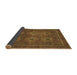 Sideview of Abstract Brown Modern Rug, abs1646brn