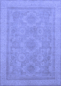 Oriental Blue Traditional Rug, abs1647blu