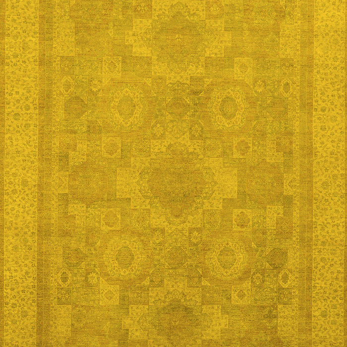 Oriental Yellow Traditional Rug, abs1647yw
