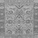 Square Machine Washable Abstract Gray Modern Rug, wshabs1648gry