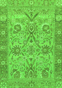 Abstract Green Modern Rug, abs1648grn