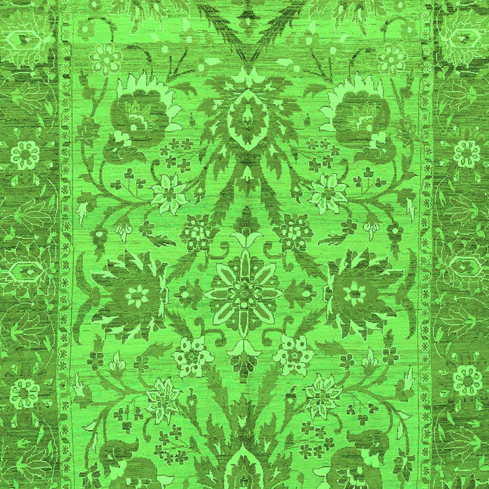 Abstract Green Modern Rug, abs1648grn
