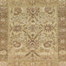 Square Machine Washable Abstract Light Brown Rug, wshabs1648