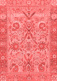 Abstract Red Modern Rug, abs1648red