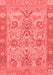 Abstract Red Modern Area Rugs