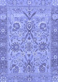 Abstract Blue Modern Rug, abs1648blu