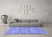 Machine Washable Abstract Blue Modern Rug in a Living Room, wshabs1648blu